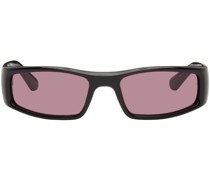 SSENSE Exclusive Black Jet Sunglasses
