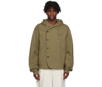 Brown Fluic Hoodie