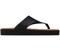 Black Marisol Flat Sandals