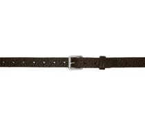 Brown Reversed Thin Belt