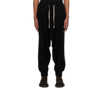 Black O-Project Drawstring Lounge Pants
