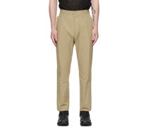 Beige Setup Trousers