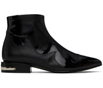 Black Paneled Boots