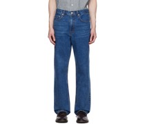 Blue Low-Rise Jeans
