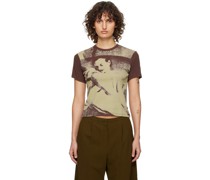 Brown Graphic T-Shirt
