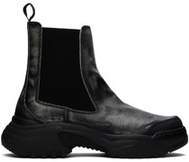 Black Faded Chelsea Boots