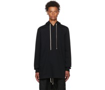 Black Cotton Hoodie
