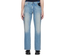 Blue Cutout Jeans