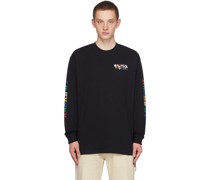 Black Graphic Long Sleeve T-Shirt
