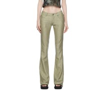 Green Checked Trousers