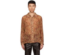 Beige & Red Jagou Shirt