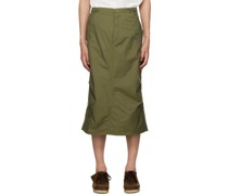 Khaki Original Snoskirt Midi Skirt
