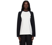 SSENSE Exclusive Black & White Long Sleeve T-Shirt