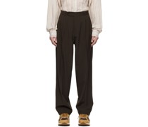 Brown Classic Trousers