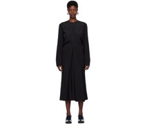 Black Welles Midi Dress