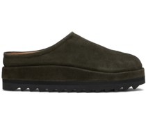 Black Tread Contour Mules