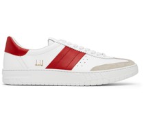 White & Red Legacy Sneakers