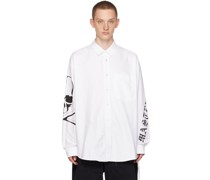White Printed Shirt