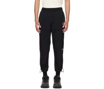 Black Printed Lounge Pants