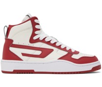 White & Red S-Ukiyo V2 Mid Sneakers