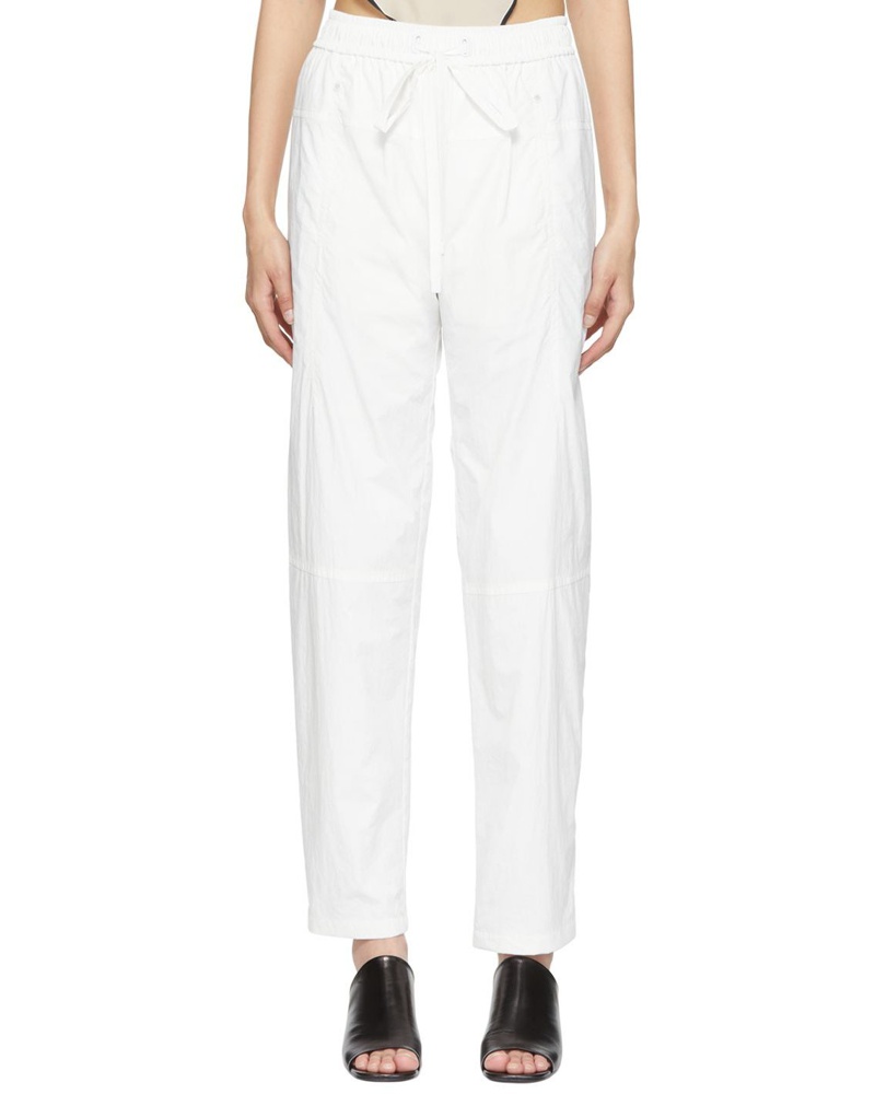 LOW CLASSIC Damen White Nylon Lounge Pants