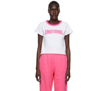 White 'Emotional' Mini T-Shirt