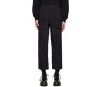 Black Trekking Cargo Pants