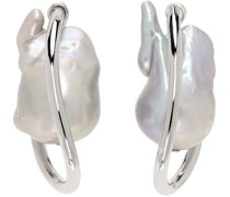 Silver Waxing Hoop Earrings