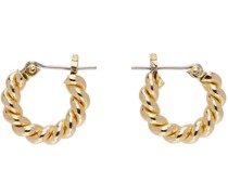 Gold Mini Twist Earrings
