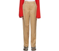 Tan Tailored Trousers