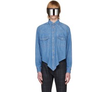 Blue Winter Pointy Shirt