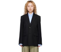 Black Folding Blazer