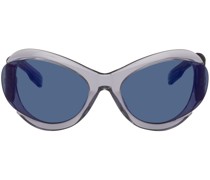 Gray Futuristic Sunglasses