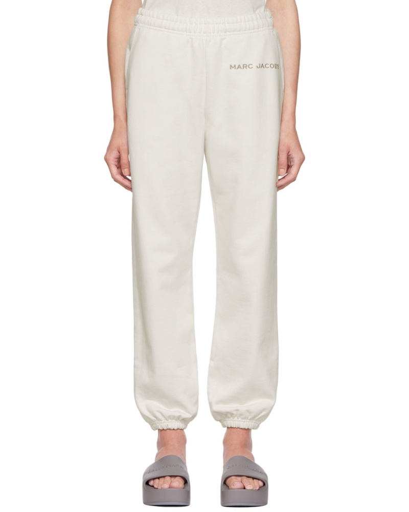Marc Jacobs Damen Off-White 'The Sweatpants' Lounge Pants Marc Jacobs Damen Off-White 'The Sweatpants' Lounge Pants