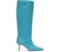 Blue Heel Boots