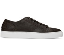 Brown Leather Sneakers
