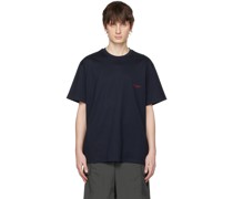Navy Square Label T-Shirt