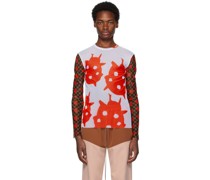 SSENSE Exclusive Red & White Long Sleeve T-Shirt