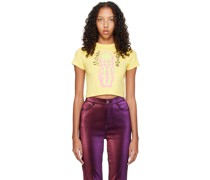 Yellow Printed T-Shirt