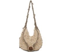 Beige & Gray Unlocked Bag
