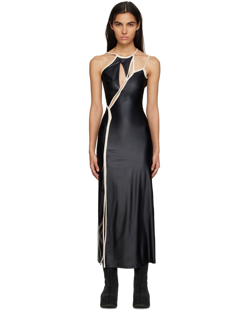 OTTOLINGER Damen Black Strappy Maxi Dress