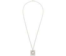 Silver Marigold Pendant Necklace
