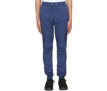 Blue Cotton Lounge Pants