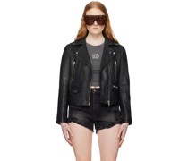 Black Amplify Leather Jacket