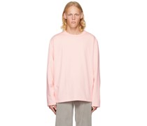 Pink Oversized Long Sleeve T-Shirt