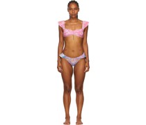 SSENSE Exclusive Purple Recycled Nylon Bikini