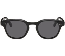 Black Active Round Sunglasses
