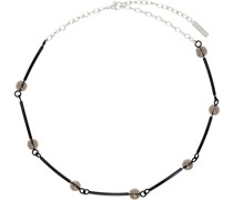 Black Particle Chain Necklace