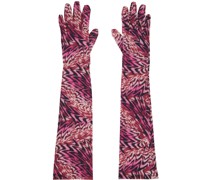 SSENSE Exclusive Pink Gloves