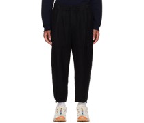 Black Striped Combination Trousers